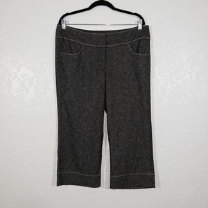 NWT White‎ House Black Market Cotton Blend Cropped Pants Size 14